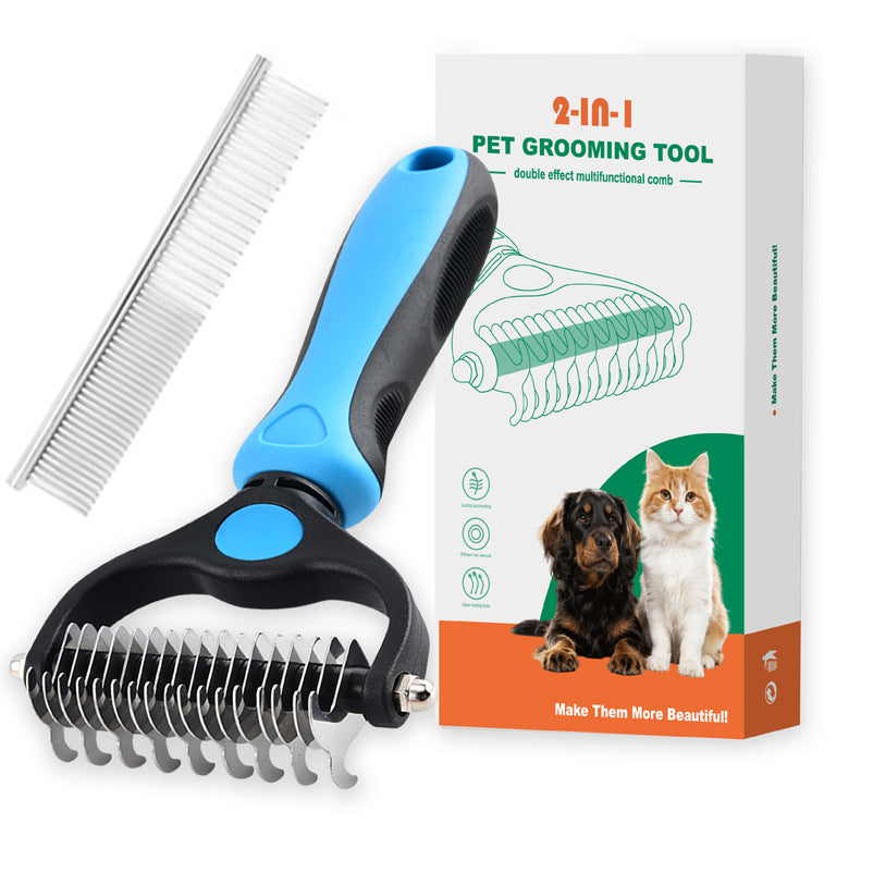 Universal Pet Hair Removal and Detangling Comb
