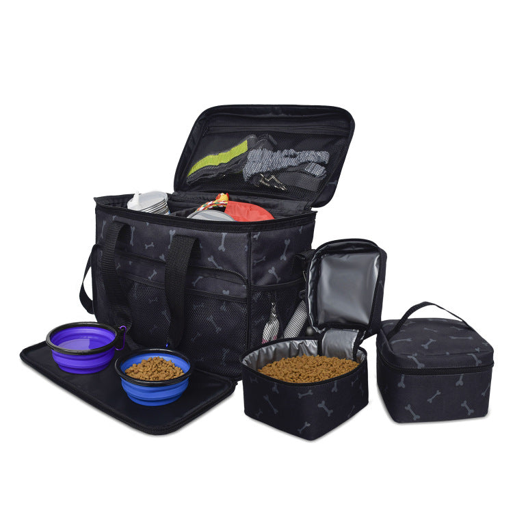 Portable Waterproof Pet Travel Backpack for Food and Toys