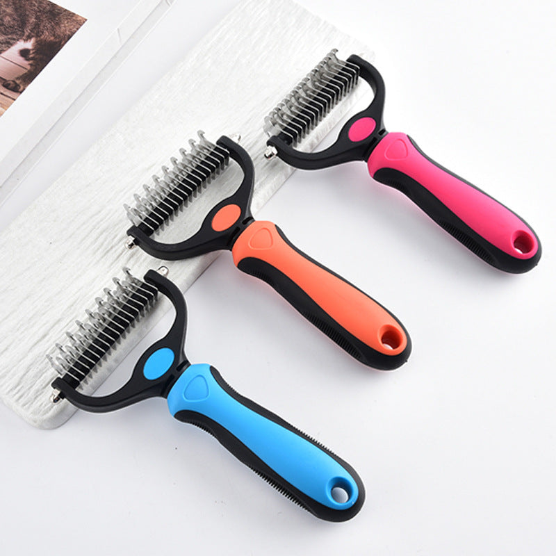 Universal Pet Hair Removal and Detangling Comb
