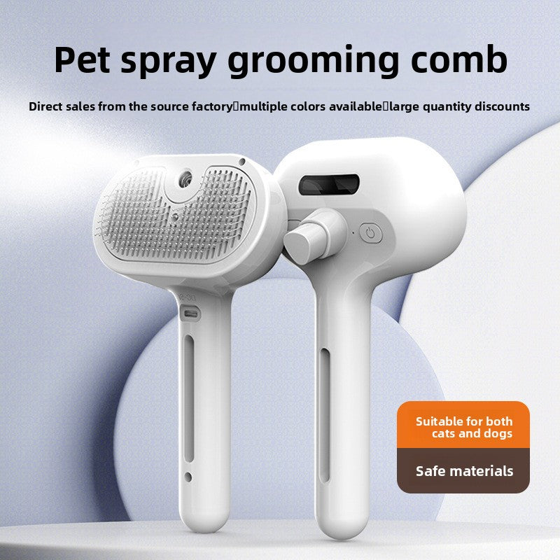 Pet Spray Grooming Comb for Cats and Dogs